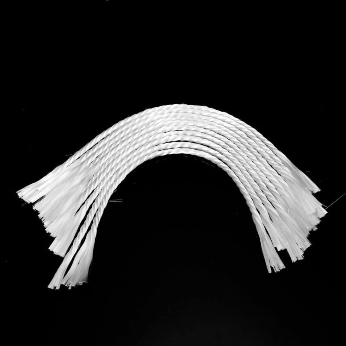 Photo 1 of 10Pcs 7.5" Replacement White Fiberglass Wicks, 3mm Width Candle Wicks for DIY Oil Lamps Craft Candle Making Supplies