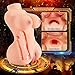 Male Masturbator Sex Doll with Tight Vagina and Anal Opening, Realistic Pussy Ass Butt and Soft Breast Adult Toy, Men Masturbation for Sexual Pleasure (with Torso)