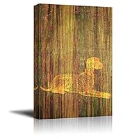 Canvas Wall Art Abstract Animal Lines Art Canvas Prints Home Artwork Decoration for Living Room,Bedroom - 12x18 inches