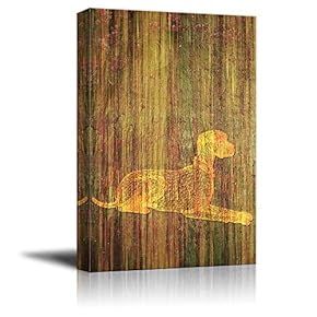 signwin Canvas Wall Art Abstract Animal Lines Art...