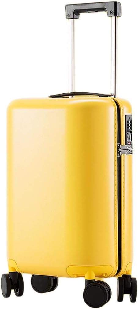 cute yellow suitcase