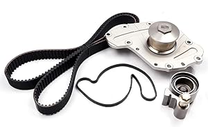 ASTOU Timing Belt Kit w/Water Pump Fit for Chrysler for Sebring 3.5L 2007-2010 for Town & Country 4L 2008-2010 for Dodge for Charger 3.5L 2006-2010 Replace Timing Belt OEM - TBK295L