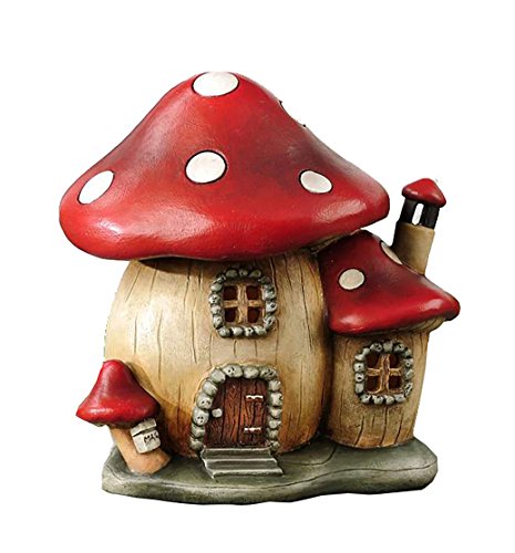 Gift Craft Polystone Mushroom House