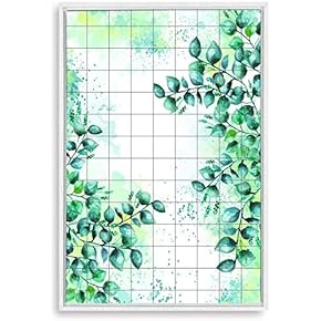 Framed Canvas Home Artwork Decoration Nordic Style Plant Canvas Wall Art for Living Room, Bedroom - 16x24 inches
