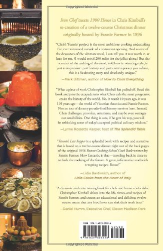 Fannie's Last Supper: Re-creating One Amazing Meal from Fannie Farmer's 1896 Cookbook