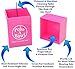 Poke A Bowl Box Ashtray - Clean Your Ash Hole (Pink)