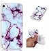 UCLLiPod Touch 6 Case ,iPod Touch 5 Case , Marble Design Slim Soft TPU Bumper Protective Durable Shockproof Case For Ipod Touch 5/Touch 6 (Purple)