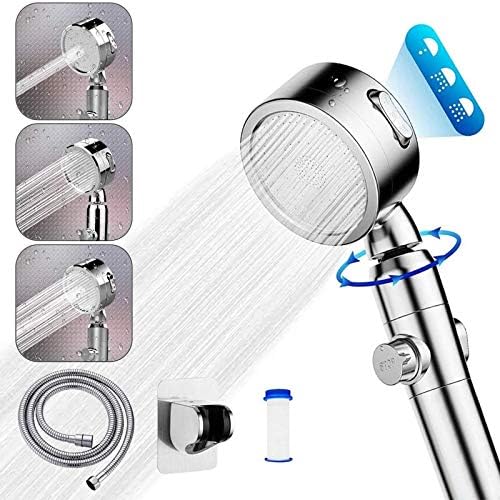 Shower Head with Handheld Hose, Ahsado Shower Head Universal Fitting