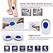 Silicone Gel Heel Cups, Shoe Inserts Silica Gel Pads Insole for Plantar Fasciitis, Bone Spurs Pain Relief, Sore Heel Pain, Achilles Pain and Foot Care (Blue US Men's 10-13)