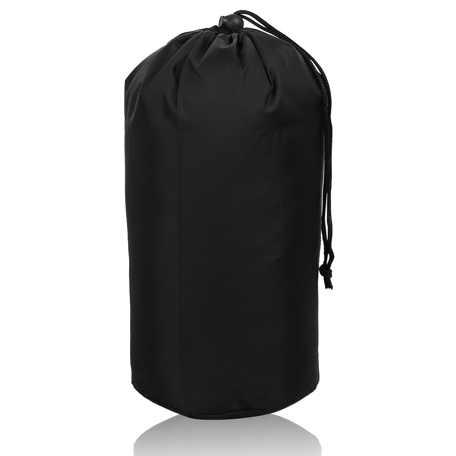 Hosifiy Compression Sack, 6L 190D Nylon Compression Stuff Sack for Sleeping Bag, Camping, Outdoor, Hiking, Backpacking (Black)