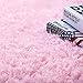 Noahas 4-Feet Luxury Round Area Rugs Super Soft Living Room Bedroom Carpet Woman Yoga Mat, Pink