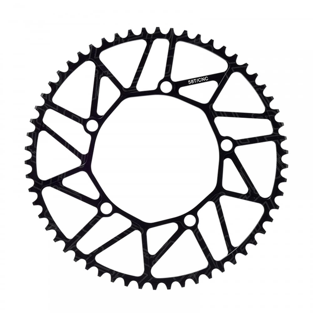 MiOYOOW 50/52/54/56/58T Bicycle Chain-Ring, Ultra-Light Narrow Wide Single Chain-Ring for 9/10/11 Speed Chain