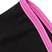Men's Thin and Smooth Underwear Hollowed Straps One Side Hot Pink Straps Average size (Fit waist 24.5