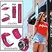 Lwsengme Silicone Watch Replacement Band with Quick Release-Choose Color & Width (20mm,22mm) & Length-Soft Rubber Watch Strap (Rose-red, 20mm)