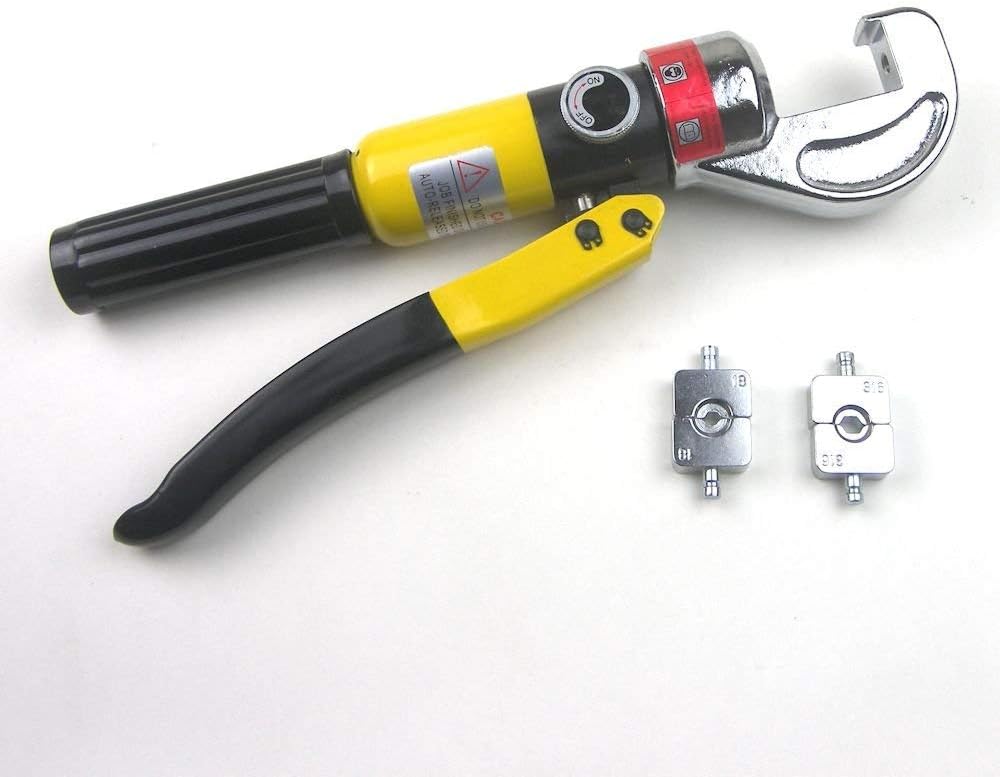 ArkHardware Hydraulic Hand Swaging Swager Crimper Tool for 1/8", 3/16" Stainless Steel Cable Railing Fittings Hardware