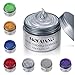 MOFAJANG Unisex Hair Wax Color Dye Styling Cream Mud, Natural Hairstyle Pomade, Washable Temporary,Party Cosplay (Gold)