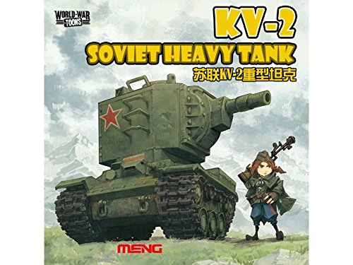 Meng Wwt-004 Model - Soviet Heavy Tank Kv-2 World War Toons