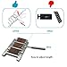 LDFAS Compatible for Apple Watch Band 44mm 42mm, Natural Wood Red Sandalwood Stainless Steel Metal Link Bracelet Strap Compatible for Apple Watch SE Series 6/5/4/3, Silver/Gold