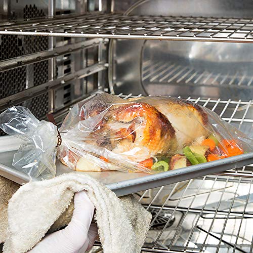 ECOOPTS Turkey Oven Bags Large Size Oven Cooking Roasting Bags for
