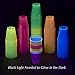 Select Settings 500 pc. Multi Color Plastic shot Glasses, Neon plastic disposable shot cups