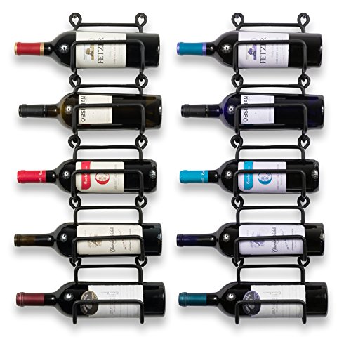 Wallniture Moduwine Wine Rack Wall Mount, Farmhouse Wall Decor Kitchen