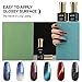 AZURE BEAUTY Soak Off UV LED Gel Nail Polish Set - Cat Eyes Gel Polish, Color Changing Gel Polish, Starry Glitter Gel Polish, Chameleon Gel Polish, Magnetic Jade Gel Polish, 6 Bottles in 1 Set
