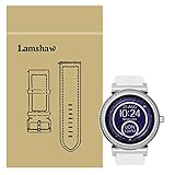 Lamshaw Smartwatch Band for Michael Kors Access Sofie, Quick Release Classic Silicone Replacement Band for MK Access Sofie Smartwatch (White)