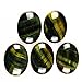 40x30mm Oval Cabochon CAB Flatback Semi-Precious Gemstone Ring Face (Green Tiger Eye)