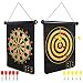 Mixi Magnetic Dart Board for Kids, Indoor Outdoor Darts Game Double Sided Board Games Set for Boys with 10 Darts, Best Toys Gifts for Teenage Boys Girls Age 5 6 7 8 9 10 11 12 13 14 15 16 Years primary