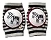 Crawlings Unisex Zebra Knee Pads One Size Black (One Size, Black)