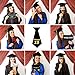 LUOEM 18PCS 2019 Graduation Party Photo Booth Props Kit Glitter Photo Props for Graduation Favors