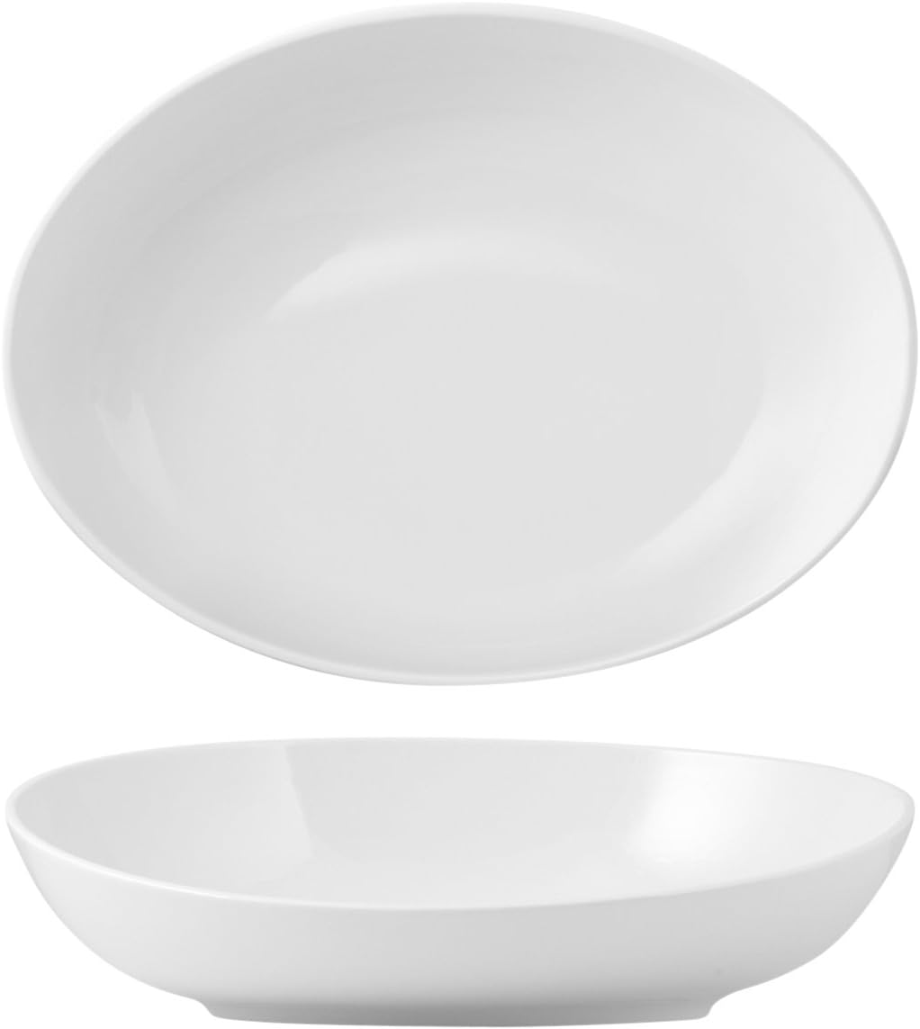 HOTELWARE Hotel Cup Slanted Oval Porcelain Mug 47X36XH15 Glasses Ice Cream Cups