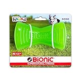 Tough Rubber Dog Bone, Durable Chew Toy for Dogs by Bionic, Medium, Green