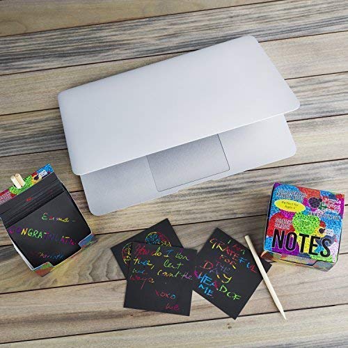 image for Purple Ladybug Novelty Scratch Off Mini Notes + 2 Stylus Pens Kit: 150