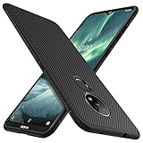 Gesma for Nokia 6.2 Case, Nokia 7.2 Case, Scratch Resistant & Anti Slip Grippy Soft TPU Case for Nokia 6.2/Nokia 7.2 Phone (Black)