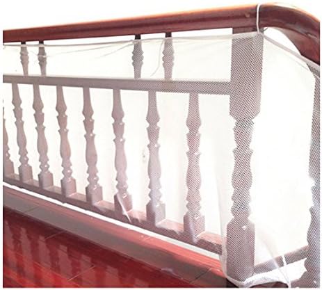 Baby Safety Net for Stairway Railing and Balcony Banister, Child Protective Net, Kid Safe Banister Guard, Banister Shield, Kids Balcony Safety Net (10' x 2.6')