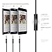 [4.2](20) VOJO Aux in Cord for Car 3.5mm Auxiliary Audio Cable with Mic/Microphone 6ft Coiled Hotline [Black], Ultra Slim Metal Shell for iPhone 6 6s Plus Beats Headphone, RemoteTalk & Tangle-Free