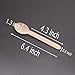 HAZOULEN 100 Pack Eco-friendy Wooden Spoons for Parties and Crafts, 6-2/5 Inch