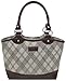 Sachi Classic Insulated Lunch Tote, Style 36-229, Tan Plaid