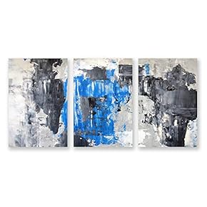 3 Piece Canvas Wall Art - Abstract Color - Canvas Prints Home Artwork Decoration for Living Room,Bedroom - 24"x36" x 3 Panels