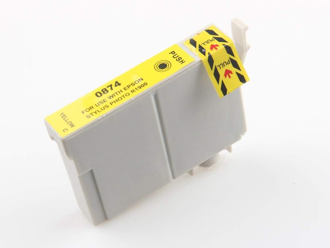 Epson Original T0874 UltraChrome Hi-Gloss2 Yellow Ink Cartridge, Genuine, 1 - Image 3