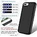 iPhone 8 Plus / 7 Plus Battery Case 7000mAh, Gasopic Extended Rechargeable Charger Case External Battery Pack Portable ANK Charging Case for iPhone 7 Plus, 8 Plus -Black