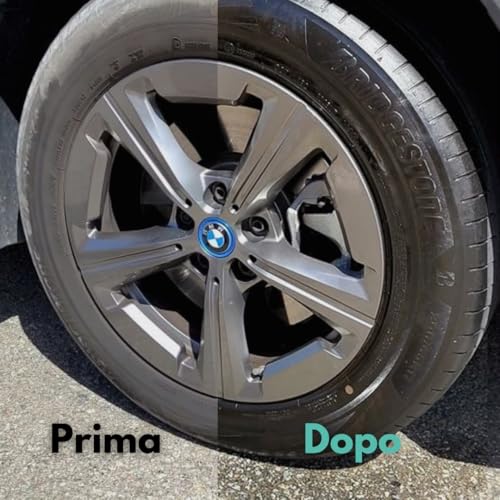 Tecnoxx Tyres Up - Shine and Moisturiser for Tyres and Rubber for Cars and Motorcycles - UV Protection, Intense Shine and Instant Result - 750 ml with Sprayer