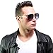 JHfair Square Aviator Fashion Brand Designer Aviator Sunglasses For Men