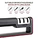 Manual Knife Sharpener,PATHONOR Multifunctional Hand-held 3-Stage Diamond Sharpening Tool,For Straight and Serrated Knives,Non-slip Base Sharpening Knife,Kitchen Knives Sharpening Stone