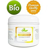 Hot Cream Cellulite Treatment – Belly Fat Burner for Women and Men – Natural Anti Aging Cream with Antioxidants and Essential Oils Rosemary Lavender Aloe – Deep Tissue Massage Muscle Relaxer