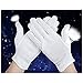 Meta-U Wholesale White Soft 100% Cotton Work/Lining Glove (2 pairs high quality)