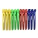 12 Pcs Colorfull Plastic Duck Teeth Bows Hair Clips Hairdressing Salon Hair Grip Crocodile DIY Accessories Hairpins-rubberized Non-slip Chic Styling Claw Hair Barrettes