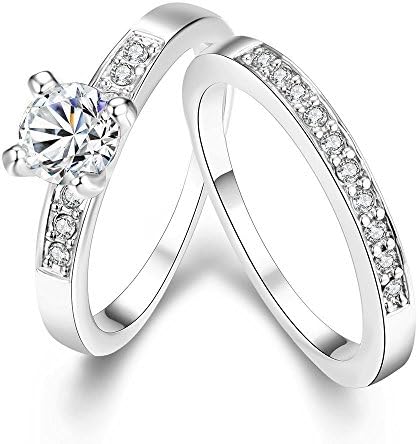 Normor Zirconia Diamond Anniversary Rings Promise Ring Jewelry for Women