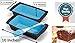 Pack of 2 Loaf Cake 10 Inch Flexible Pans Banana Bread Pan Black & Blue Quality Silicone molds + Brush + Free Homemade Bread Recipes Ebook